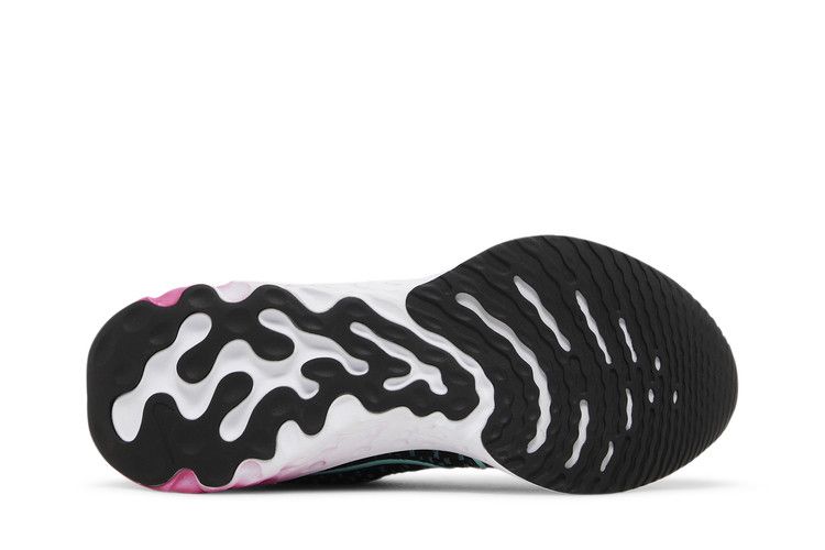 Nike Wmns React Infinity Run Flyknit 3 'Black Pink Prime Dynamic Turquoise'