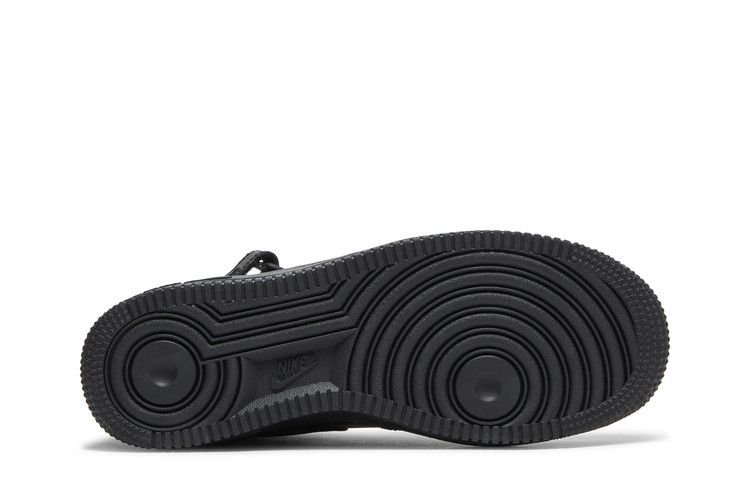 Nike Air Force 1 Mid LE GS 'Triple Black'