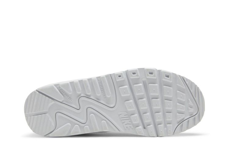 Nike Air Max 90 Leather SE GS 'Off Noir Metallic Pewter'
