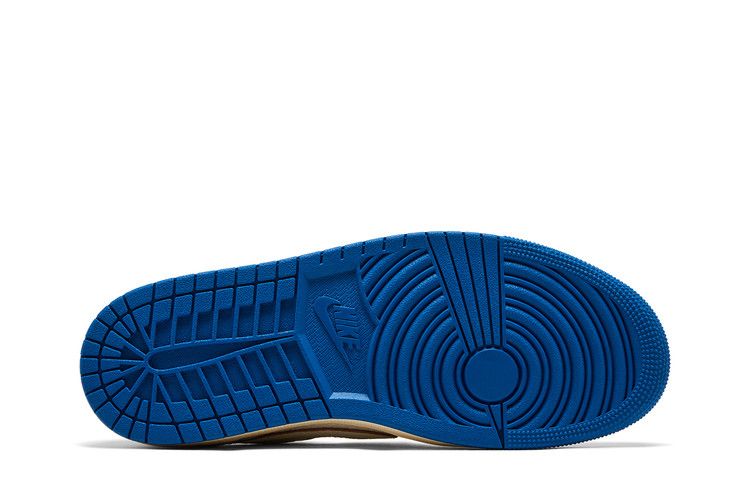 Fragment Design x Travis Scott x Air Jordan 1 Retro Low OG SP 'Sail Military Blue'