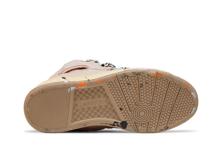 Gallery Dept. x Lanvin Curb Light Sneakers 'Paint Drip - Pale Pink'