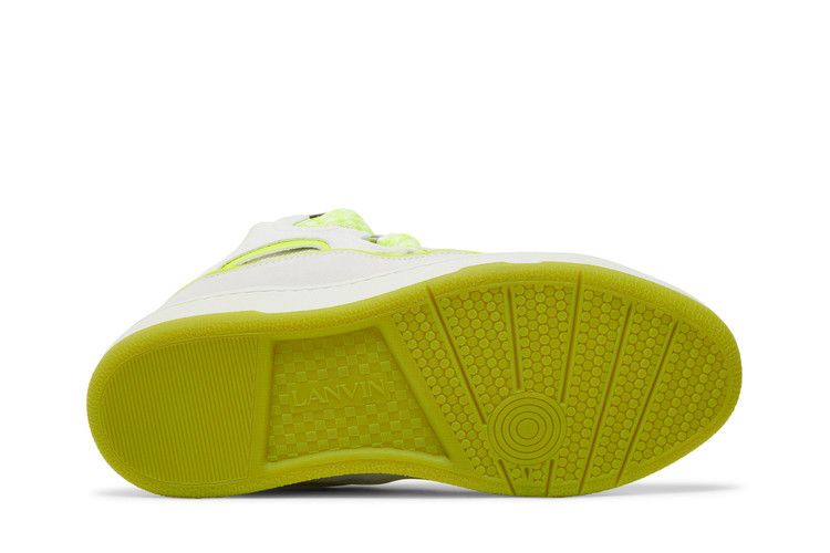 Lanvin Curb Sneakers 'White Fluo Yellow'