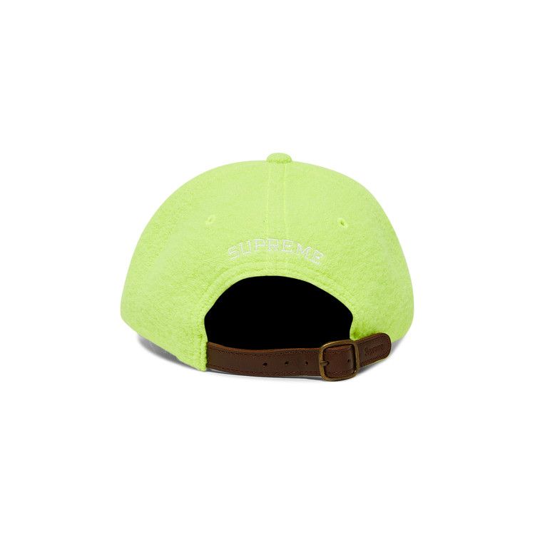 Supreme Boiled Wool S Logo 6-Panel 'Flurorescent Green'
