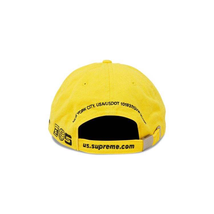 Supreme Jagged Visor 6-Panel 'Yellow'