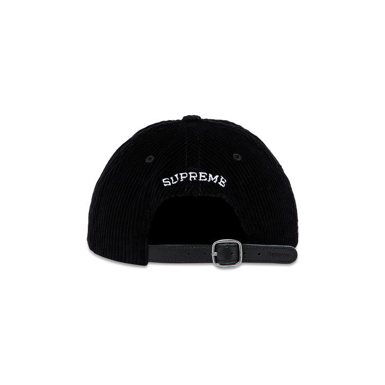 Supreme Corduroy S Logo 6-Panel 'Black'