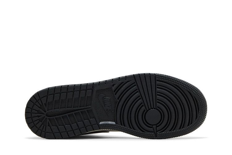 Air Jordan 1 Mid SE GS 'Black Metallic Silver'