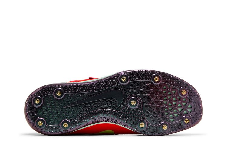 Nike High Jump Elite 'Bright Crimson Lime Blast'