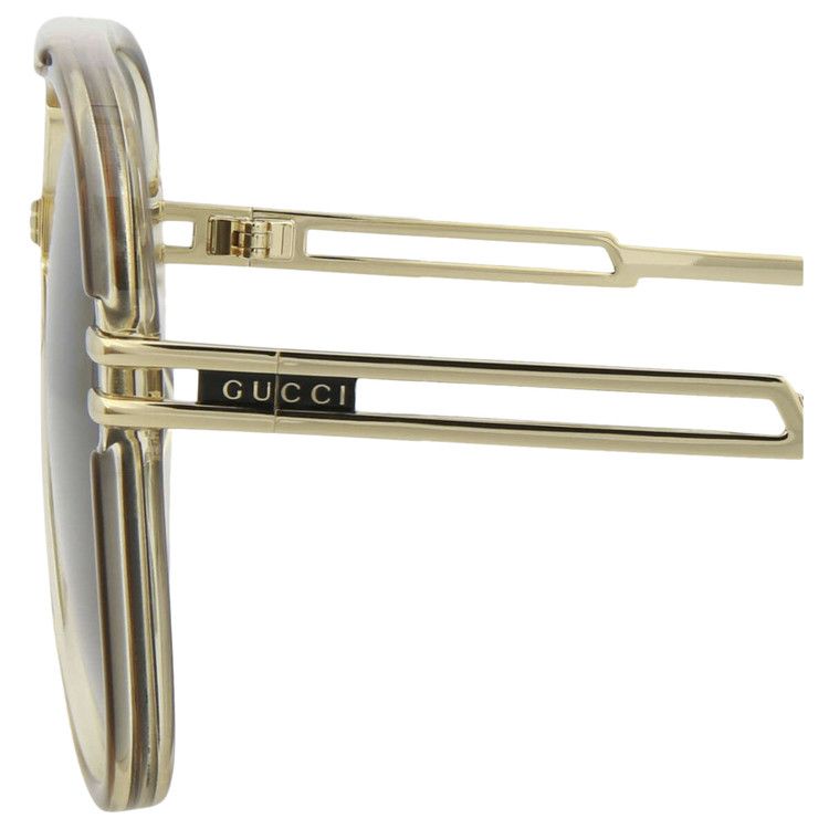 Gucci Aviator Sunglasses 'Brown/Gold/Brown'