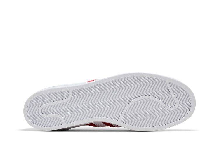 adidas Superstar 'Footwear White Scarlet'