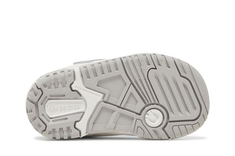 New Balance 550 Bungee Lace Toddler 'White Grey'