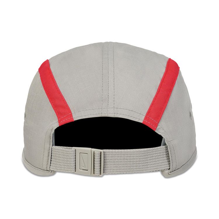 Palace x Nike England Unstructured Cap 'Pewter Grey/Cool Grey/Bright Crimson'
