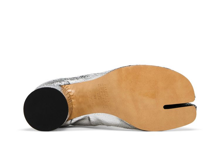Maison Margiela Wmns Tabi Ankle Boot 'Cracked Metallic Silver'