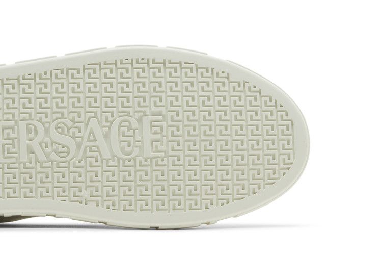 Versace Embroidered Greca Sneaker 'White Gold'