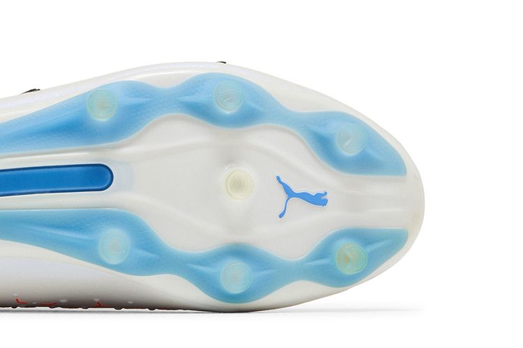 Puma King Ultimate FG AG 'White Blue Glimmer'