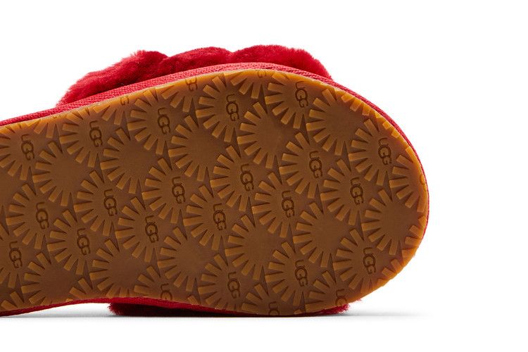 UGG Fluff Yeah Slide Toddler 'Ribbon Red'