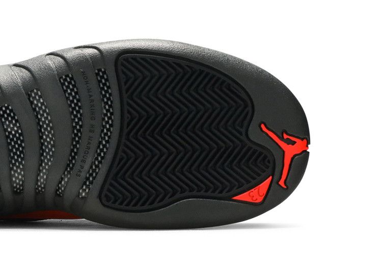 Air Jordan 12 Retro Low BG 'Black Max Orange'