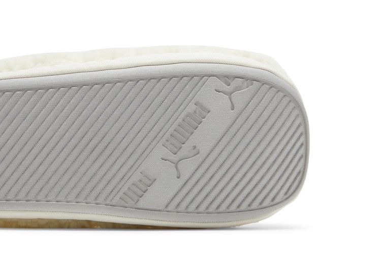 Puma Scuff Sherpa Slippers 'Whisper White'