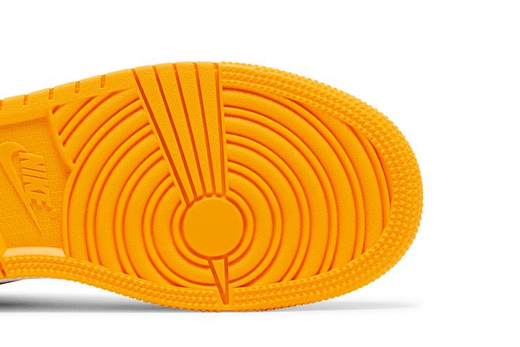 Air Jordan 1 Mid GS 'Reverse Yellow Toe'