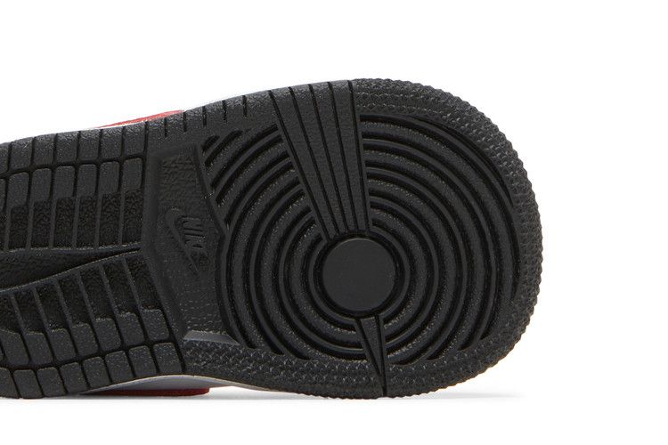Air Jordan 1 Mid TD 'Light Curry Cardinal Red'