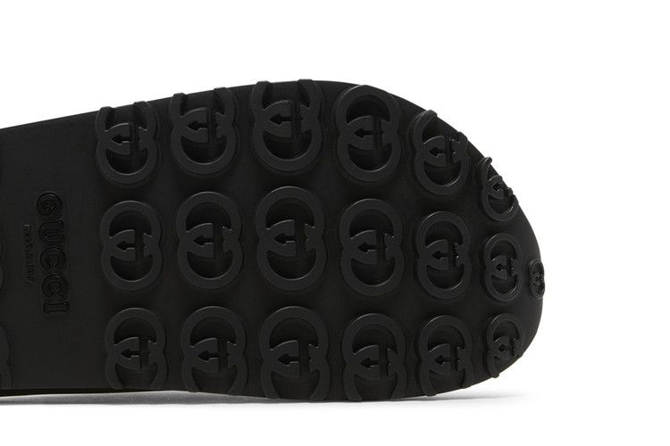 Gucci Sandal 'Interlocking G - Dark Grey Khaki'