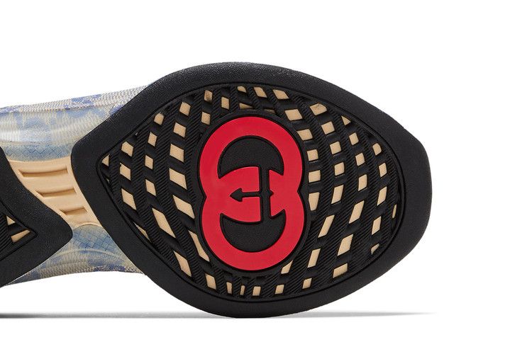 Gucci Wmns Run Sneaker 'Beige Blue Monogram'