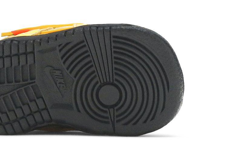 Off-White x Nike Rubber Dunk TD 'University Gold'