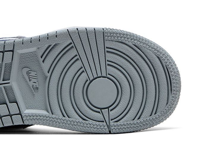 Air Jordan 1 Mid TD 'Wolf Grey Midnight Navy'