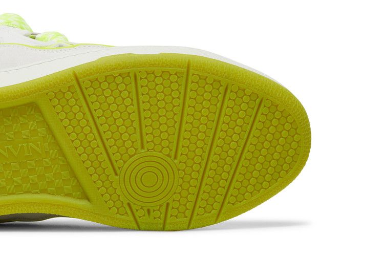 Lanvin Curb Sneakers 'White Fluo Yellow'