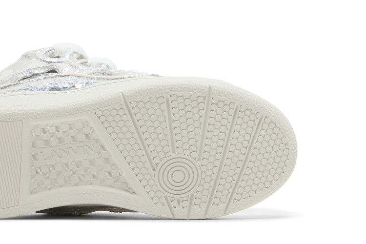 Lanvin Wmns Curb Sneakers 'Crinkled Metallic Leather'