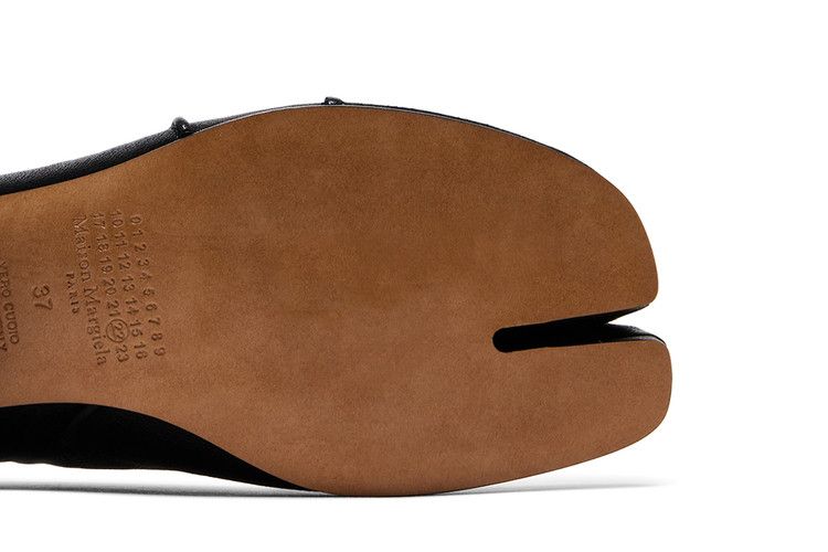 Maison Margiela Wmns Tabi New Ballerina 'Artisanal Vintage Effect - Black'